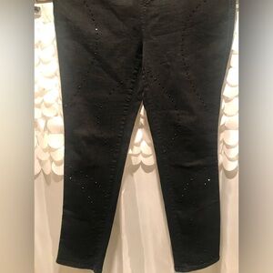 Beaded Denim Jeggings